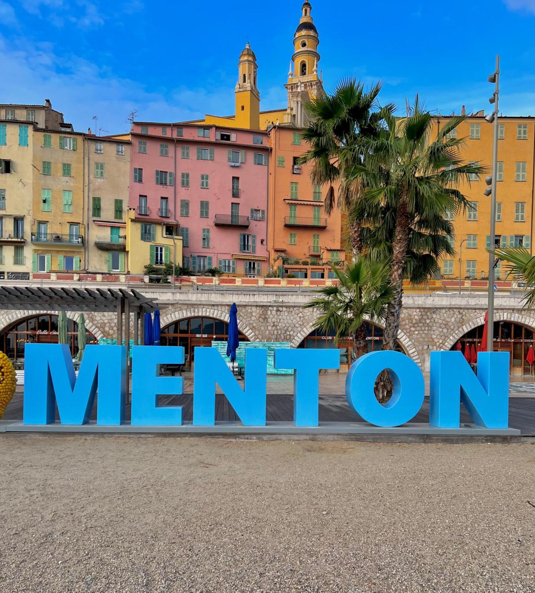 Magnifique Duplex Vue Mer Menton Eksteriør bilde