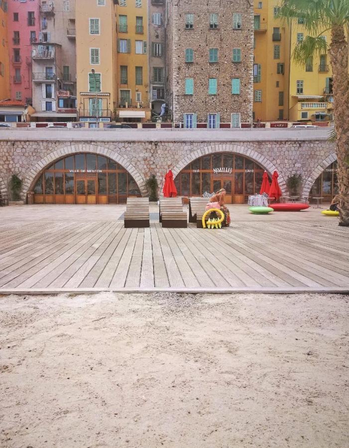Magnifique Duplex Vue Mer Menton Eksteriør bilde
