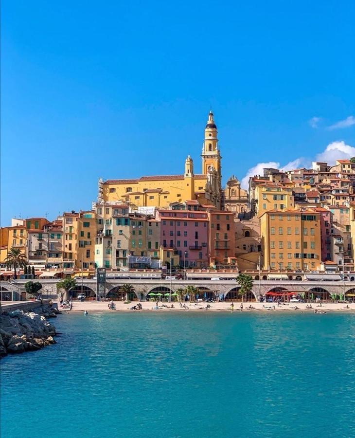 Magnifique Duplex Vue Mer Menton Eksteriør bilde